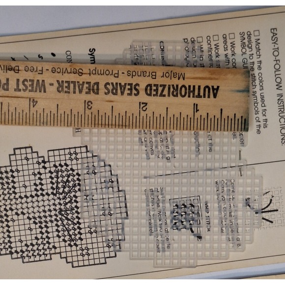 Bucilla Great Shapes Mushrooms Retro Plastic Canvas Pre Cut 1985 Vtg - Picture 5 of 5